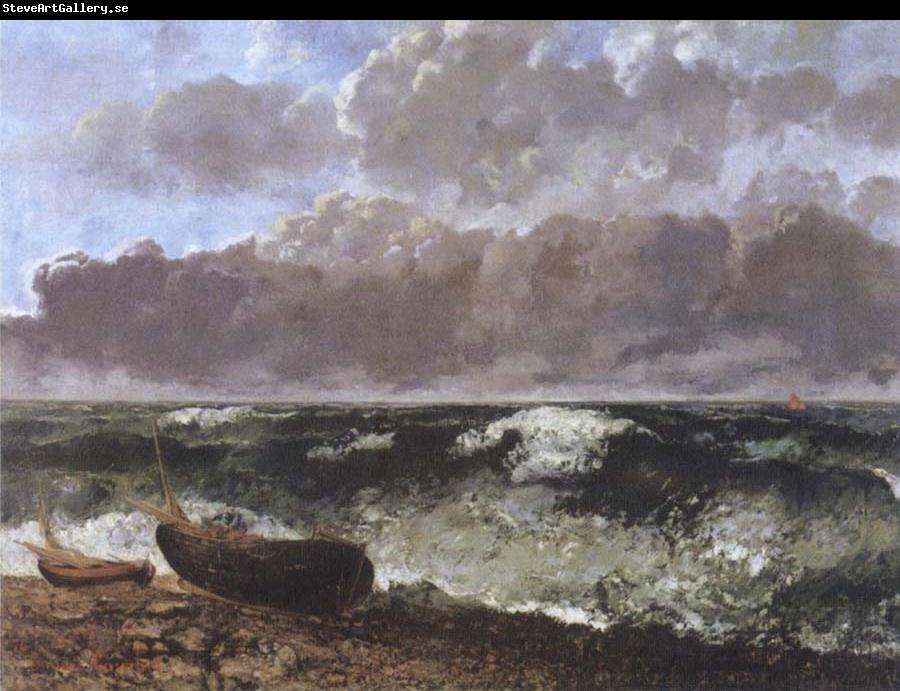 Gustave Courbet The Stormy Sea
